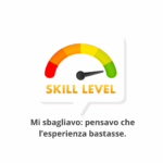Mi sbagliavo: pensavo che l’esperienza bastasse
